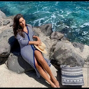 Zara  Striped knit cardigan